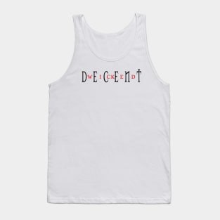 Wicked Decent red tee Tank Top